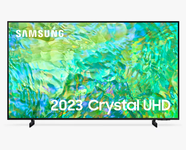 Samsung CU8000 4K UHD Smart TV (2023) - Crystal TV With Alexa Built-In & Gaming Hub, Dynamic Crystal Colour, Object Tracking Sound & HDR Powered By HDR10+, Video Call Apps [Energy Class G]