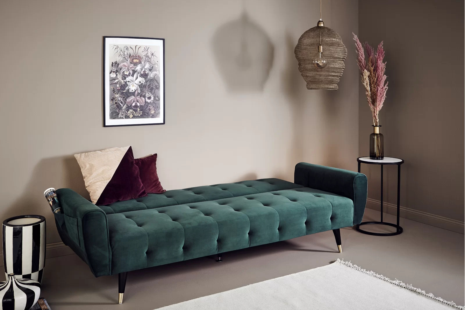 【Furniture】83.86'' Upholstered