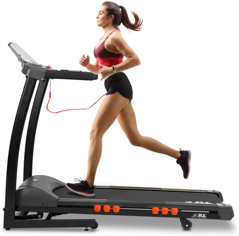 JLL S300 Digital Folding Treadmill, 2024 New Generation Digital Control 4.5HP Motor, 20 Incline Levels, 0.3km/h - 16km/h, 15 Professional Programs