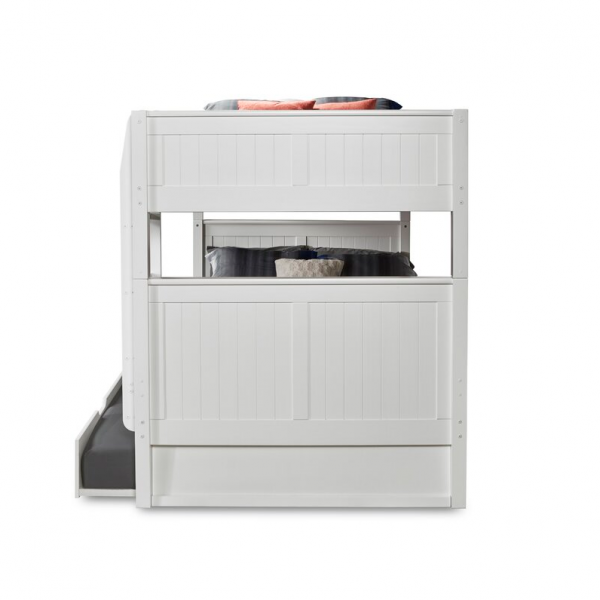 【Furniture】Stig Full Over Full Solid Wood Standard Bunk Bed with Trundle by Harriet Bee