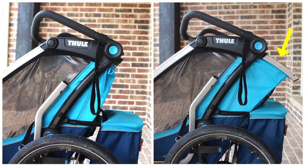 THULE CROSS DOUBLE STROLLER BIKE TRAILER