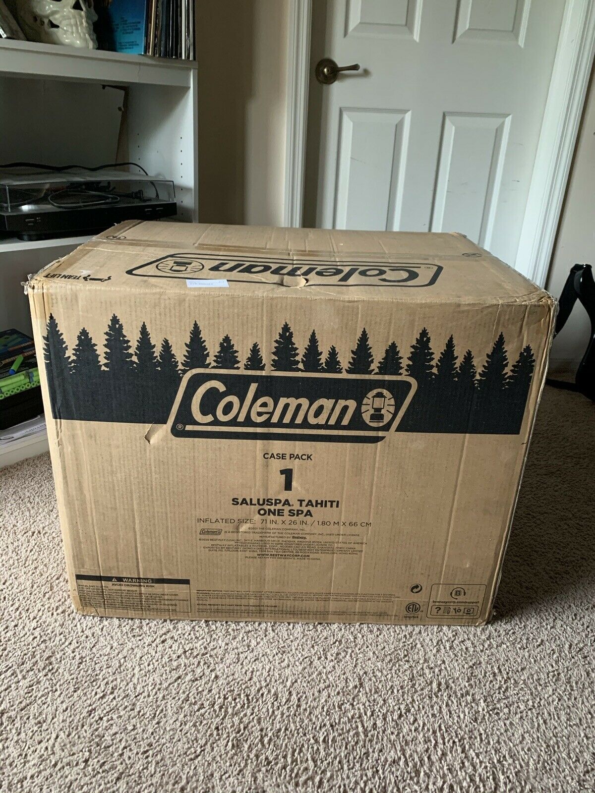 90363E SALUSPA 1 INFLATABLE HOT TUB