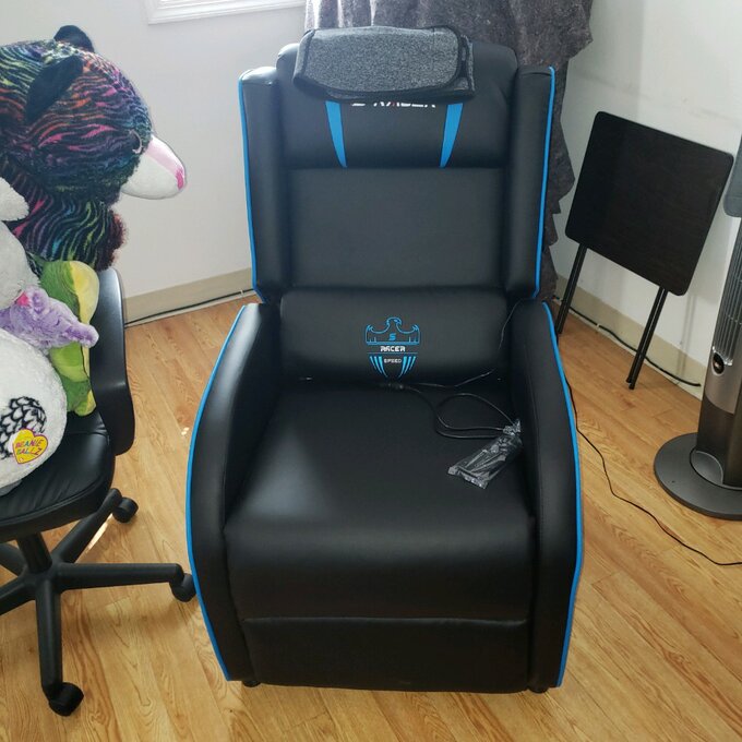 【Furniture】Faux Leather Reclining Massage Chair