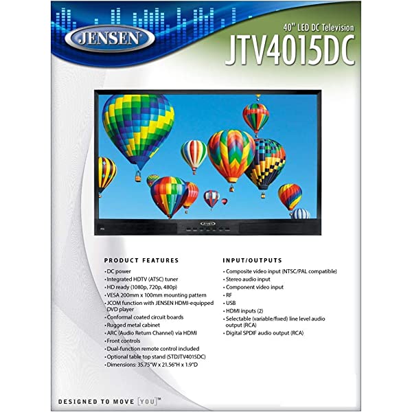 Jensen JTV4015DC Widescreen 40