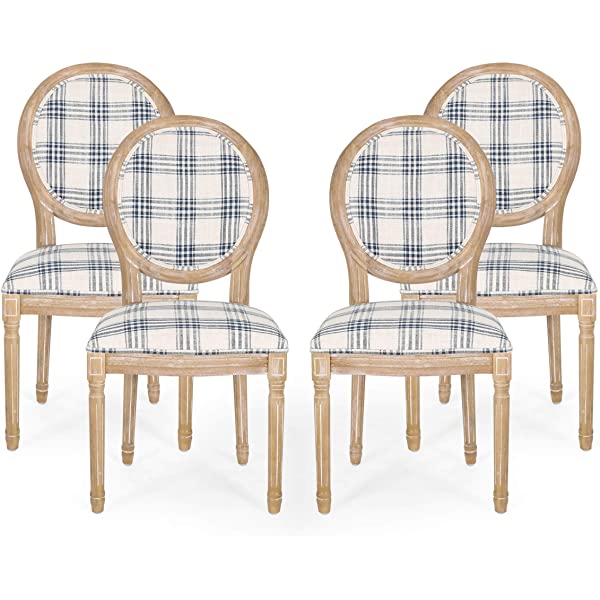 Christopher Knight Home Phinnaeus Beige Fabric Dining Chair (Set of 2), 2-Pcs Set Beige 2-Pcs Set