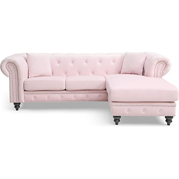 Glory Furniture Nola , Navy Blue Sofa Chaise (3 Boxes), 31