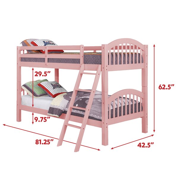 Swen Twin Over Twin Standard Bunk Bed by Harriet Bee