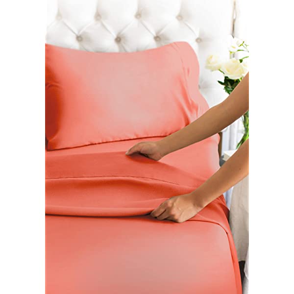 Queen Size Sheet Set - 4 Piece - Hotel Luxury Bed Sheets - Extra Soft - Deep Pockets - Easy Fit - Breathable & Cooling Sheets - Wrinkle Free - Comfy – Dark Grey Bed Sheets - Queens Sheets – 4 PC Queen Grey