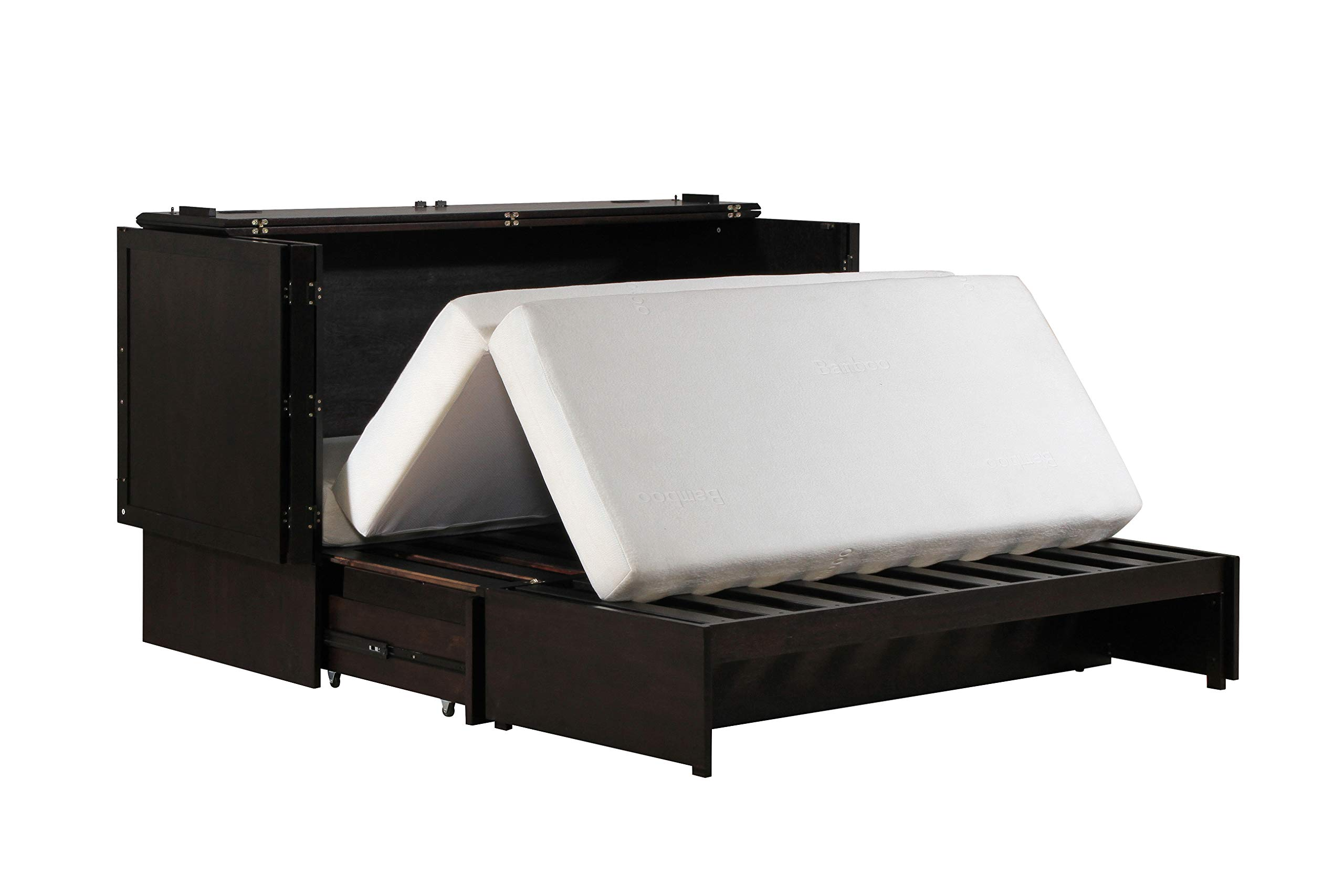 【Furniture】Daily Delight Murphy Cabinet Chest Bed with Charging Station & 6