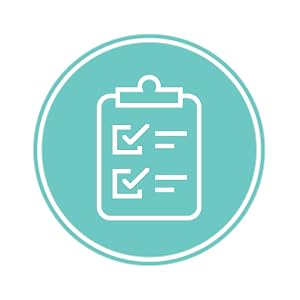 Quality assured clip board icon