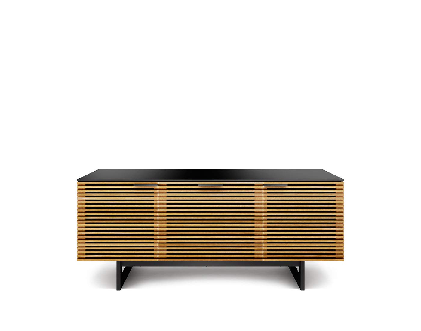 【Furniture】BDI Corridor 8177 Triple-Width Media Console with Drawer, Charcoal