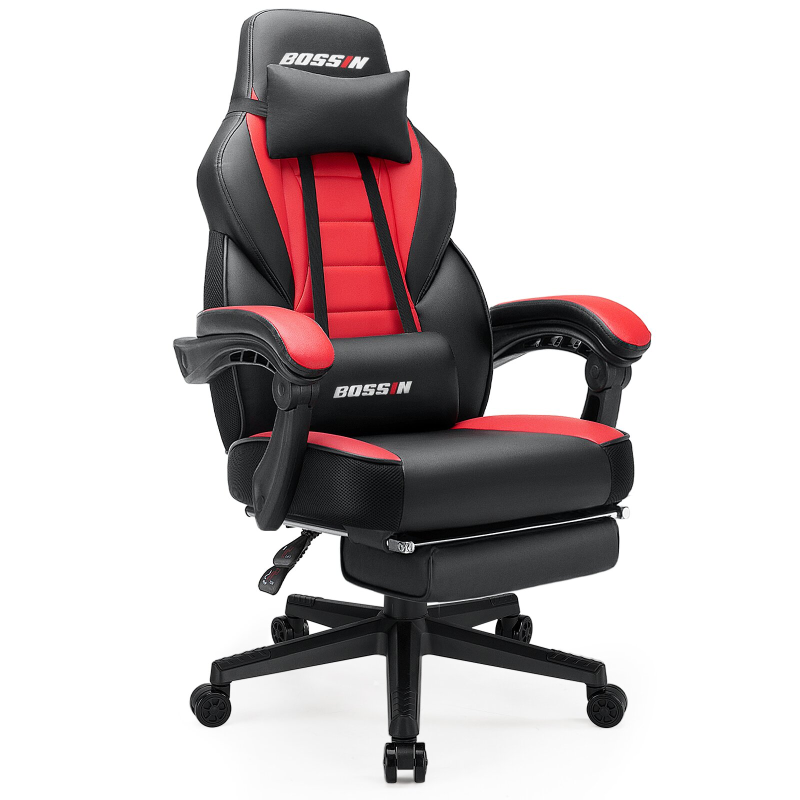 【Furniture】Racing Style Large Size High-Back PU Leather Gaming Chair