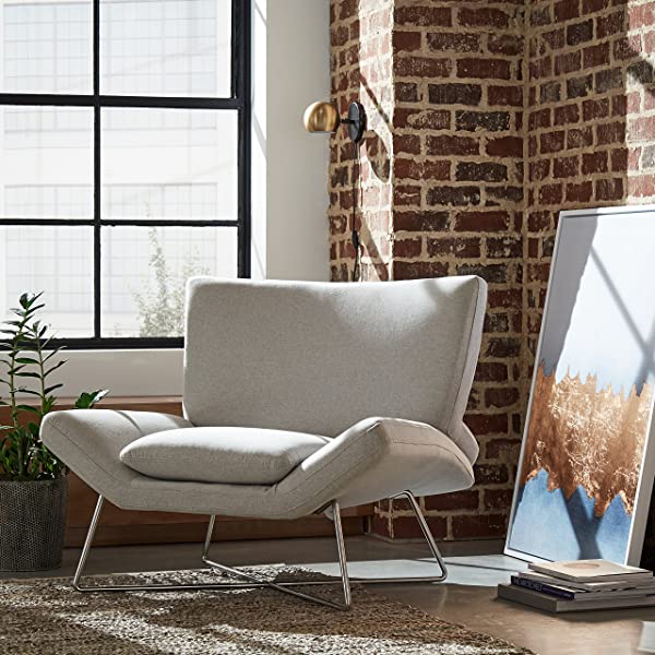 Amazon Brand – Rivet Farr Lotus Accent Chair, 39.8