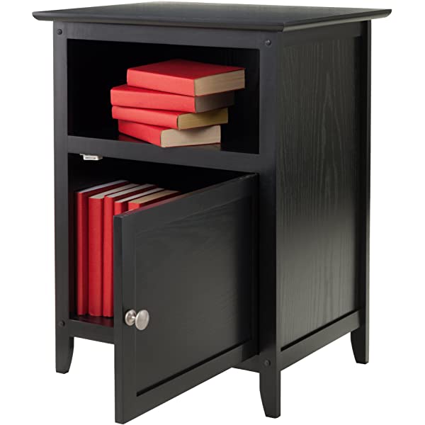 Winsome Wood Henry Accent Table Black 19 inches