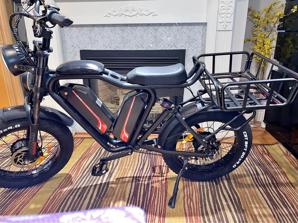POWERFUL EBIKE DUAL MOTOR FRONT AND REAR TIRES DUAL 22AH hour BATTERY FAT TIRE ELECTRIC.