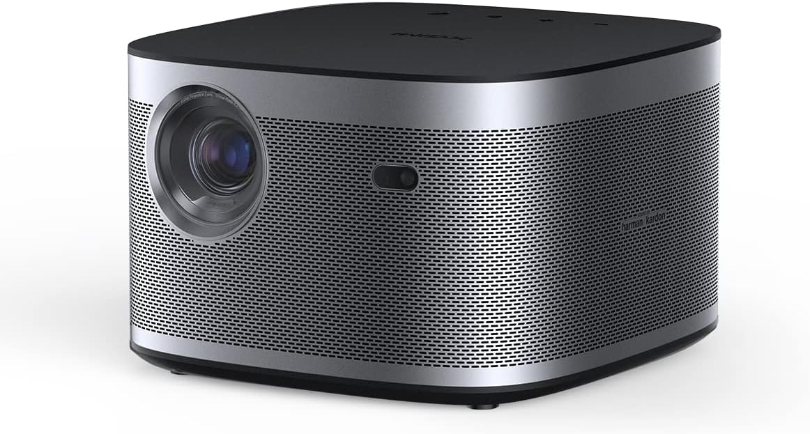 XGIMI Horizon 1080p FHD Projector 4K Supported Movie and Gaming Projector, 1500 ISO Lumens, Harman Kardon Speaker, Auto Focus&Keystone ISA Technology Android TV 10.0 Wireless Casting WiFi Bluetooth