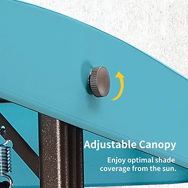 PURPLE LEAF 3-Seat Deluxe Outdoor Patio Porch Swing with Weather Resistant Steel Frame, Adjustable Tilt Canopy, Cushions and Pillow Included, Beige 74.4