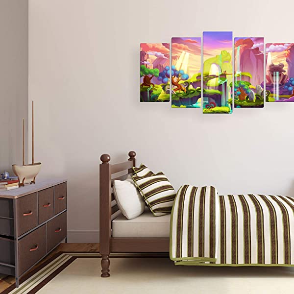 ROMOON Dresser Organizer with 5 Drawers, Fabric Storage Drawer Unit, Dresser Tower for Bedroom, Hallway, Entryway, Closets, Nursery - Wide Espresso