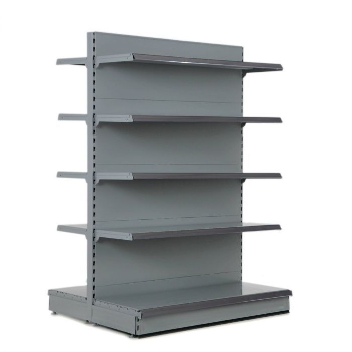 Gondola Shelving Unit 210cm x Base 57cm x 47 Top - Double Side