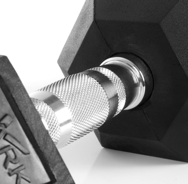 · XMark Rubber Hex Dumbbell Weight Sets, 380 lb to 550 lb Dumbbell Sets With Dumbbell Storage Rack.