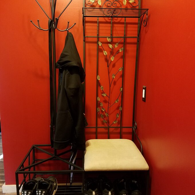 【Furniture】Clift 36.25'' Wide Hall Tree with Shoe Storage