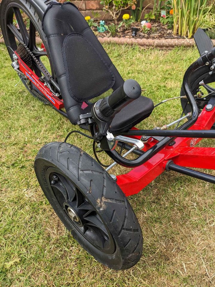 KMX KART K3 CHILDS SPORTS RECUMBENT TRIKE Bike