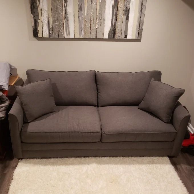 【Furniture】Lourenco 77'' Upholstered Sleeper Sofa