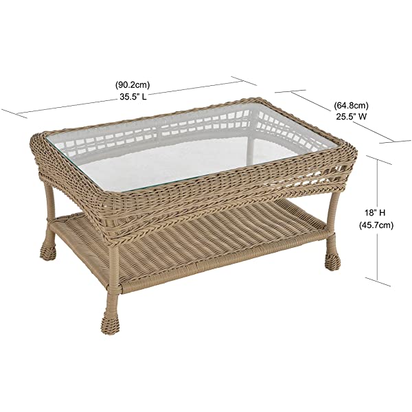 W Unlimited Saturn Collection Outdoor Garden Patio Chair Light Brown 1 Chair