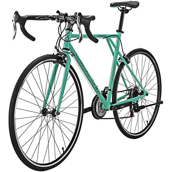 Eurobike 21 Speed Shifting System Road Bike 49/54/56 cm Frame 700C Wheel Adult Road Bicycle Black/white 30rim 54cm