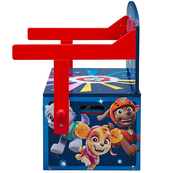 Delta Children MySize Kids Convertible Activity Bench, Bianca White Bianca White MySize