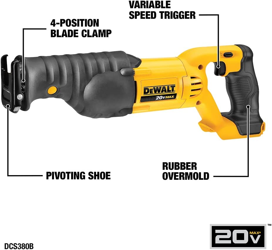 DEWALT 20V MAX Power Tool Combo Kit, 10-Tool Cordless Power Tool Set with 2 Batteries and Charger (DCK1020D2)