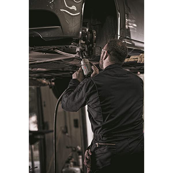 Ingersoll Rand 2235TiMAX 1/2” Drive Air Impact Wrench – Lightweight 4.6 lb Design, Powerful Torque Output Up to 1,350 ft-lbs, Titanium Hammer Case, Max Control, Gray