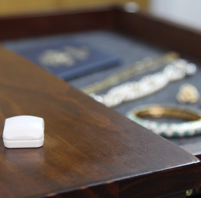 Casual Home Lincoln Nightstand Compartment, Concealment Furniture, Mocha