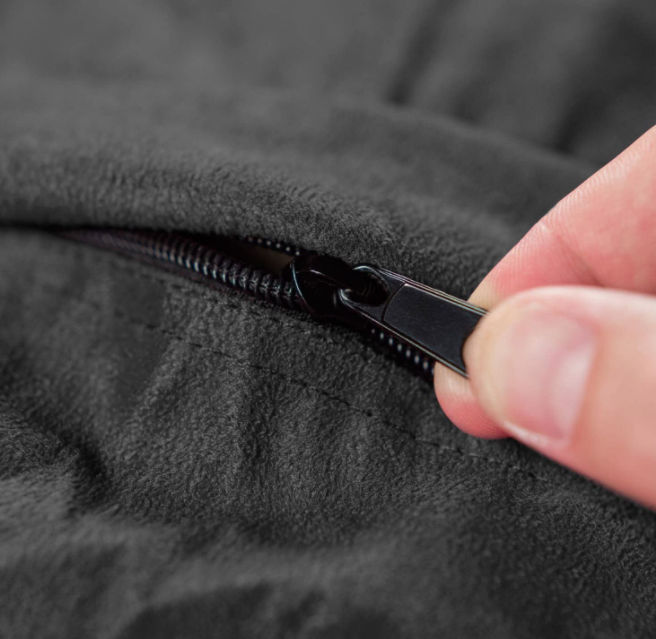 Chill Sack Bean Bag Chair: Huge 6' Memory Foam Furniture Bag and Large Lounger - Big Sofa with Soft Micro Fiber Cover - Charcoal