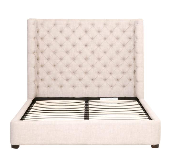 Barclay Bisque French Linen Platform Bed