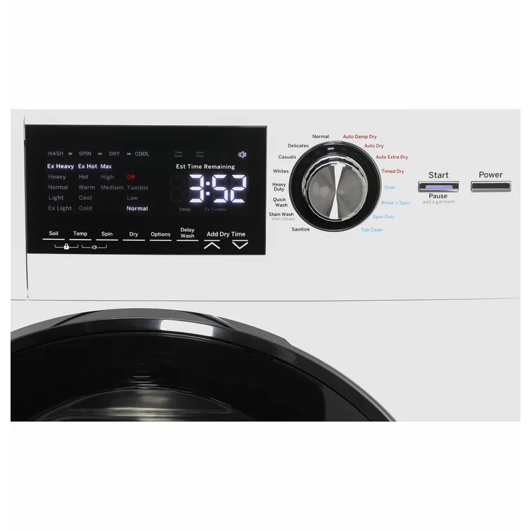 2.4 Cu. Ft. Front Load Washer and 2.4 Cu. Ft. Electric Dryer