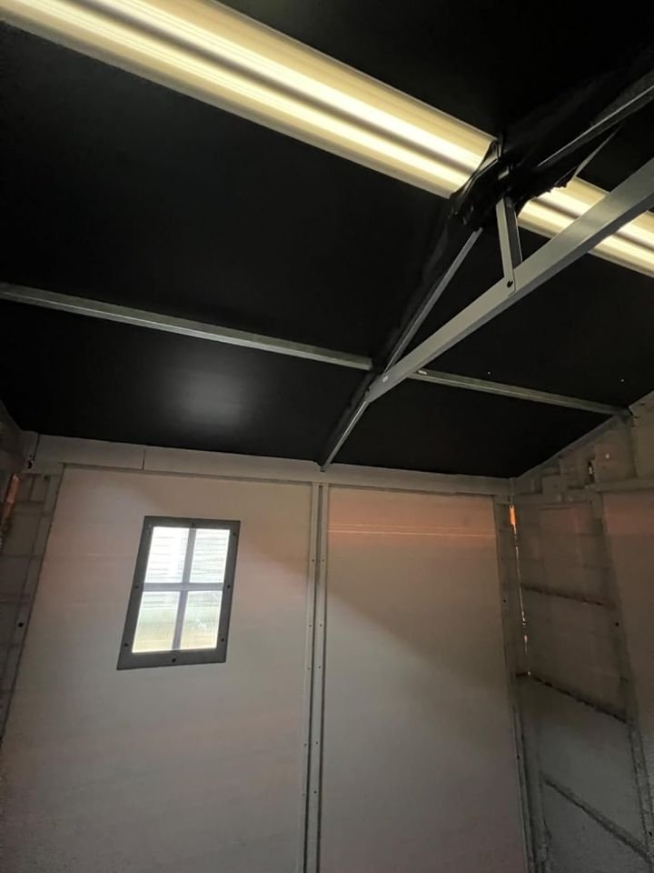 8' x 8' Plastic Garden Shed, Fire Retardant and Weatherproof, Ado Color