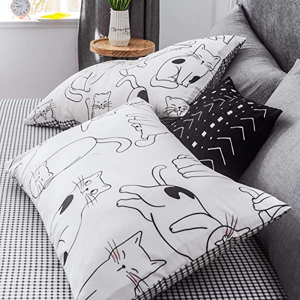 New Cartoon Animals Elephant Print Duvet Cover Sets for Kids 100% Cotton Reversible Soft 3 Pieces Kids Bedding Duvet Cover Pillowcases Kawaii Cloud Bedding Sets, Queen/Full Full/Queen (1 Duvet Cover + 2 Pillowcases) Multi A00 Elephant Bunny Balloon