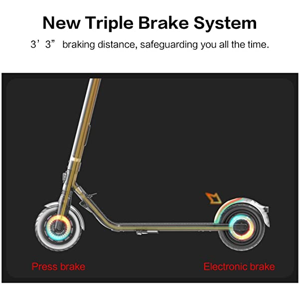 Segway Ninebot E22 E45 Electric Kick Scooter, Upgraded Motor Power, 9-inch Dual Density Tires, Lightweight and Foldable